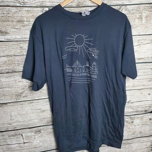 Juniors Vintage Custom Ink Bounce Back In Boston 2022 Print T-shirt Sz XL